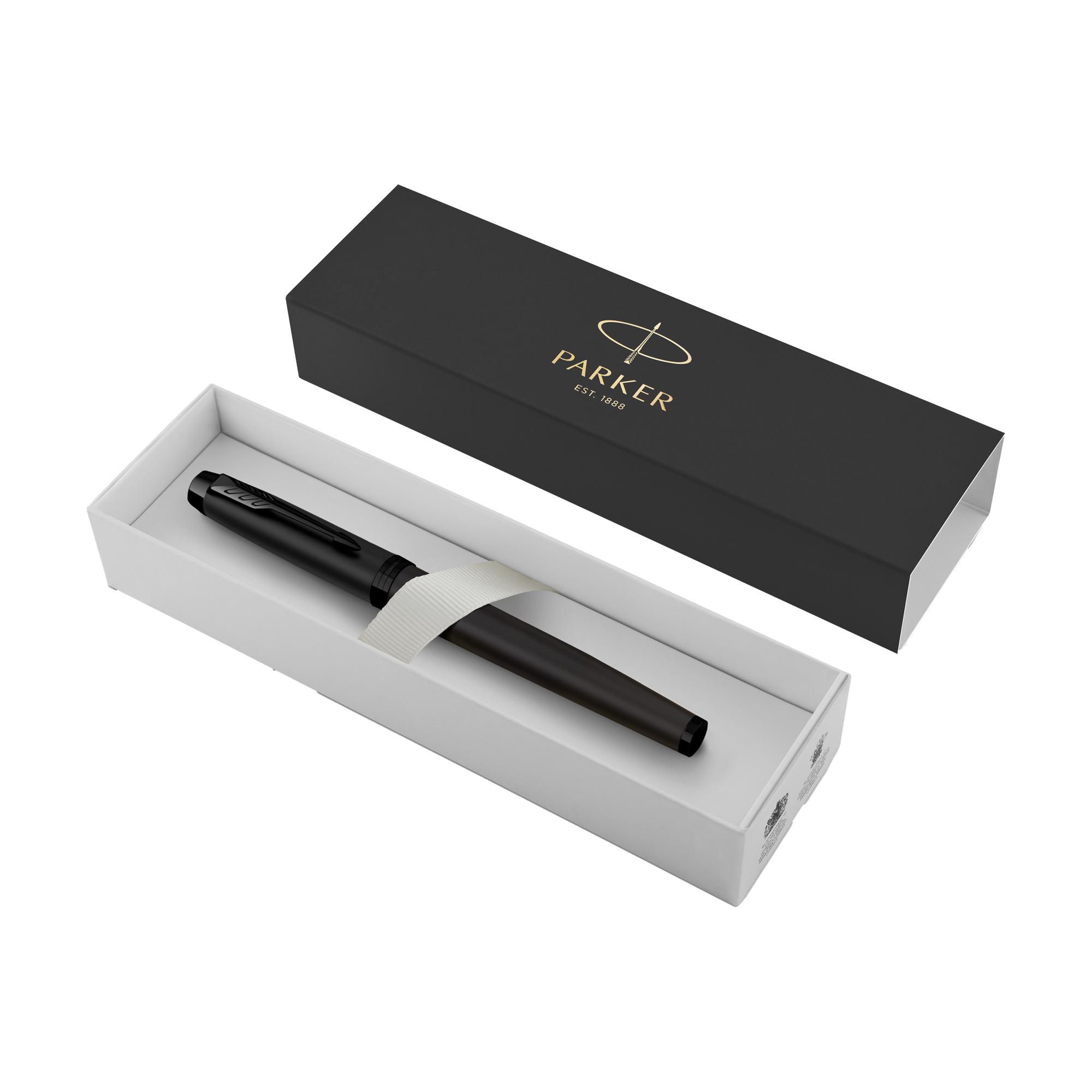 Stylo roller Parker IM Achromatic | Encre noire