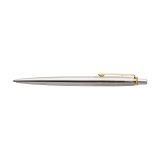 Vue 2 de Stylo bille Parker Jotter | Acier recyclé | Encre bleue