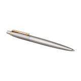 Vue 4 de Stylo bille Parker Jotter | Acier recyclé | Encre bleue