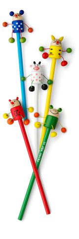 Vue 8 de Crayon George | Motif animal