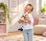 Vue 4 de Lion en peluche Frank | 12 cm