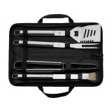 Vue 3 de Set barbecue Silas | Inox | 4 pcs