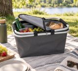 Vue 6 de Panier de courses Douglas | Pliable | 30 l
