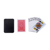 Vue 2 de Set de cartes à jouer Nathan | Boîte métallique