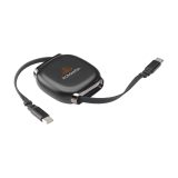 Vue 1 de Reelio Retractable RCS R-ABS Charging Cable