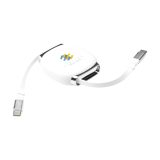 Vue 1 de Reelio Retractable RCS R-ABS Charging Cable