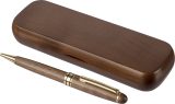 Vue 9 de Stylo bille Noa | Bois de noyer | Rotatif