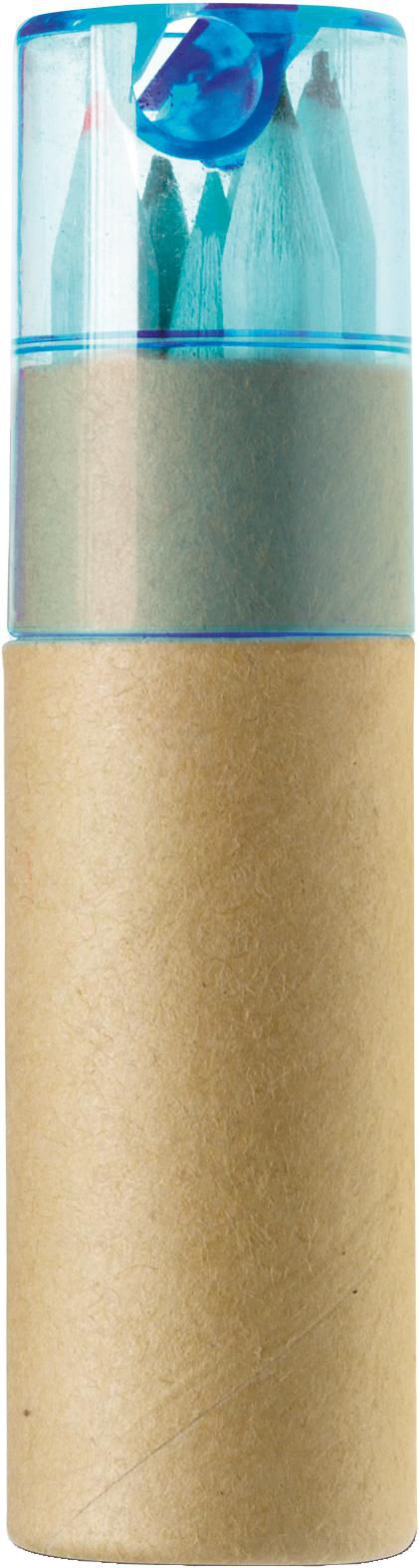 Set de crayons de couleur Libbie | Carton | 6 pièces