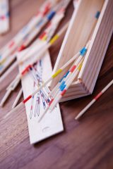 Vue 3 de Jeu de mikado Cas | Bois