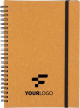 Vue 5 de Carnet Egon | Cuir | A5 | Ligné