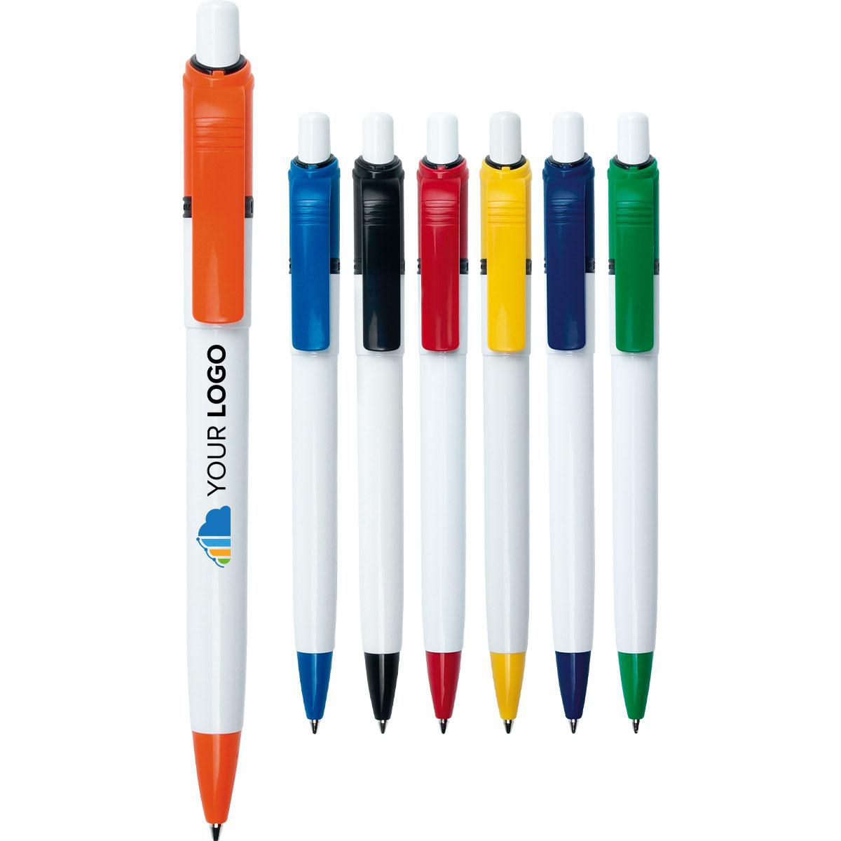 Stilolinea Ducal stylo bille | Pointe et clip colorés