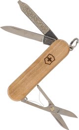 Vue 1 de Victorinox couteau de poche Classic SD Wood | 5 fonctions