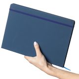 Vue 3 de Carnet Azure | PU | A4 | Ligné
