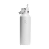 Vue 4 de Hydro Flask Standard Mouth with Flex Straw Cap 621 ml bouteille d'eau