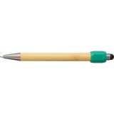 Vue 2 de Stylo à bille Fenn | Bambou | Spinner