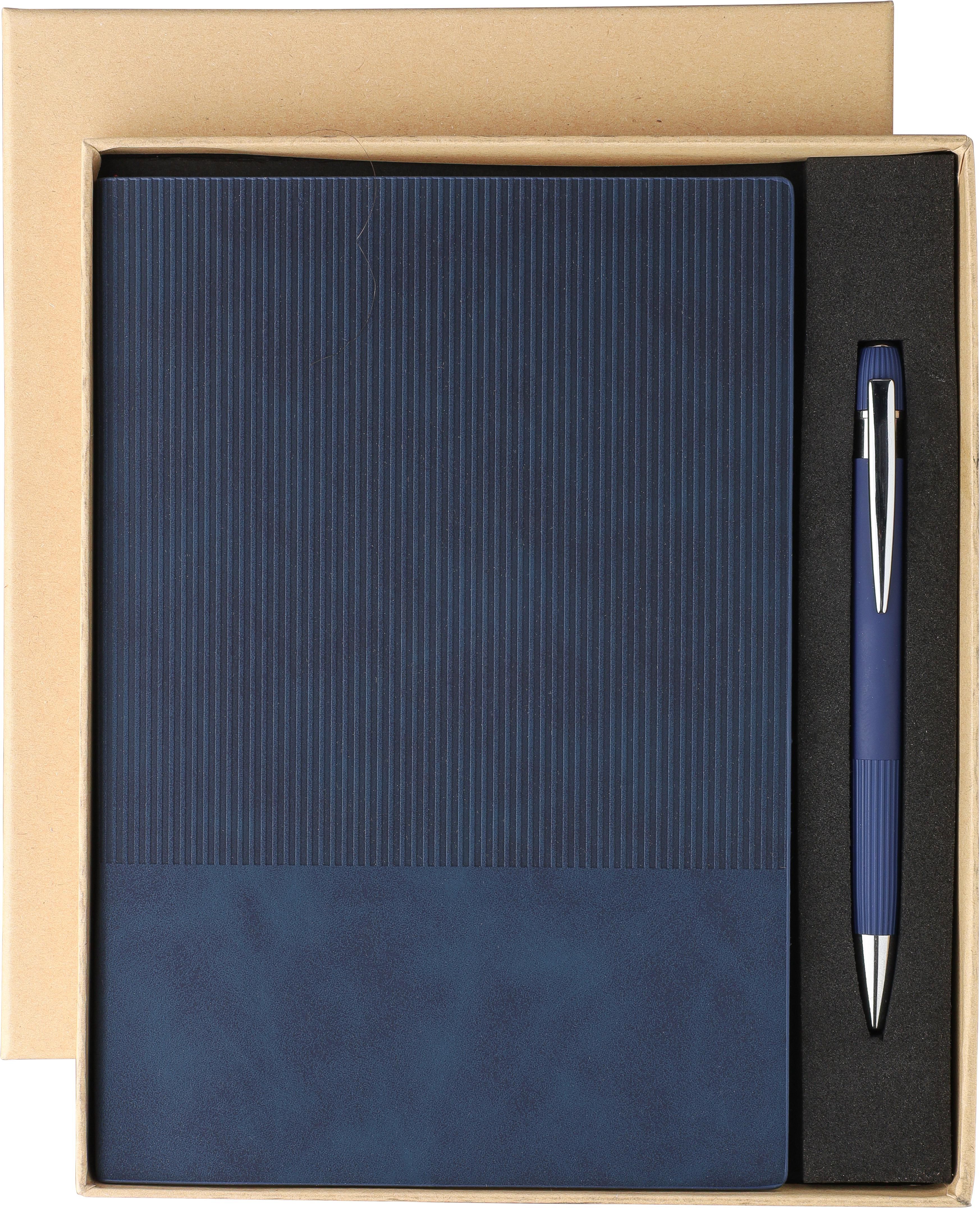Set carnet Tarek | PU | A5 | Avec stylo bille