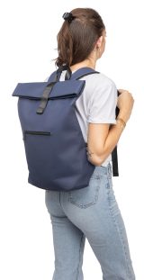 Vue 12 de Sac à dos Naiya | Rabat roulé | Ordinateur portable 16" | 19 l
