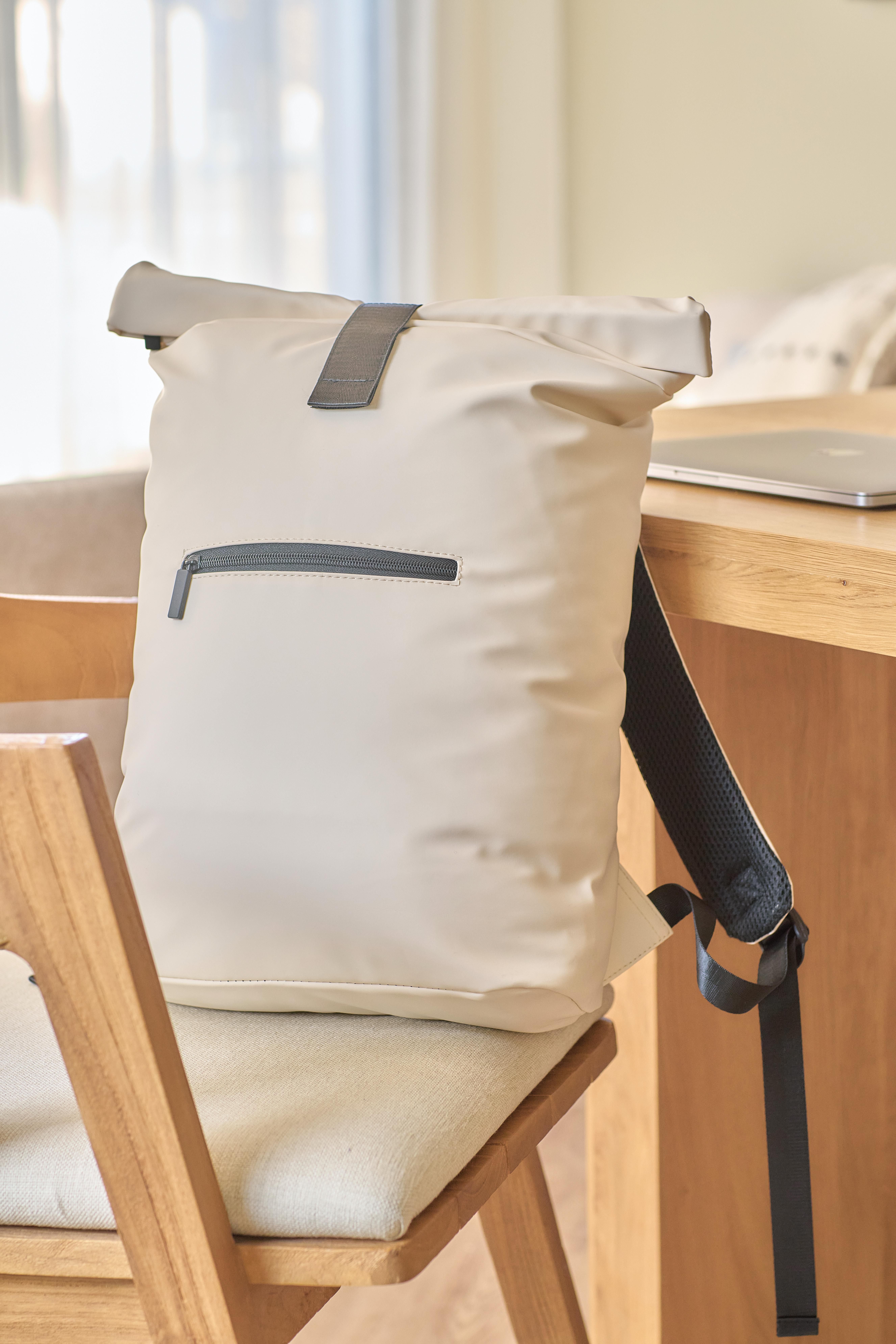Vue 7 de Sac à dos Naiya | Rabat roulé | Ordinateur portable 16" | 19 l