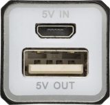 Vue 4 de Batterie externe Kathy | 2 600 mAh