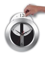 Vue 4 de Horloge murale Ali | Personnalisable