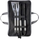 Vue 4 de Set de barbecue Priscilla | Inox | 3 pcs
