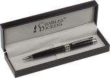Vue 3 de Charles Dickens stylo bille Lena | Métal