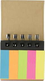 Vue 2 de Pochette de notes adhésives Clemence | 250 notes