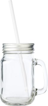 Vue 1 de Bocal à boire Sakina | Verre | 470 ml
