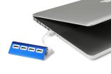 Vue 2 de Hub USB Leo | Aluminium | 4 ports