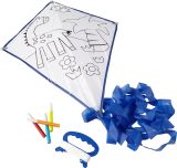 Vue 1 de Cerf-volant Lina | Polyester 190T | 4 marqueurs