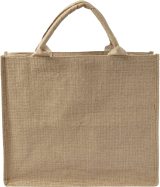 Vue 1 de Sac shopping Ridley | Jute | 17 l