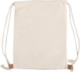 Vue 7 de Sac à dos Tianna | Coton 250 g/m² | Liège | 1,2 l