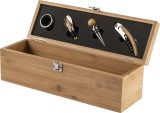 Vue 8 de Coffret à vin Gareth | Bambou | 4 pièces