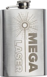 Vue 4 de Flasque de hanche Ingrid | Inox | 100 ml