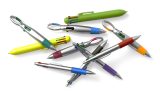 Vue 6 de Stylo bille Marvin | Plastique | 4 couleurs d'encre