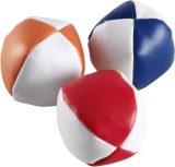 Vue 2 de Set de jonglage Amiya | 3 balles | Pochette coton