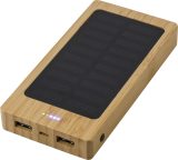 Vue 1 de Powerbank Joan | Bambou | Solaire | 8000 mAh