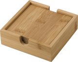 Vue 1 de Set de sous-verres Archer | Bambou | 4 pièces
