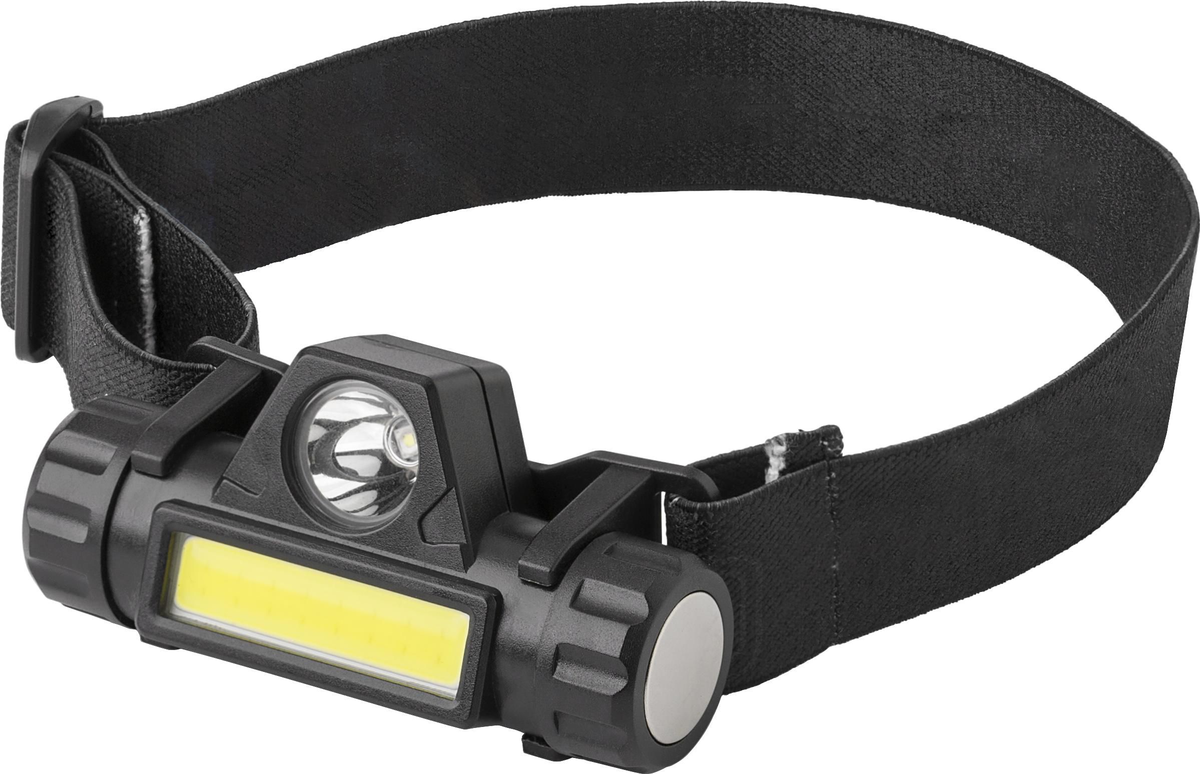 Lampe frontale Mina | Plastique | LED + COB | Rechargeable USB-C