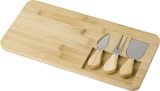 Vue 3 de Planche à fromage Regina | Bambou | 4 pièces