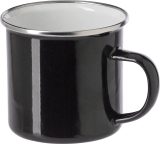 Vue 4 de Chope en émail Jamaal | 350 ml