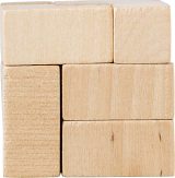 Vue 4 de Puzzle Amber | Bois | Cube