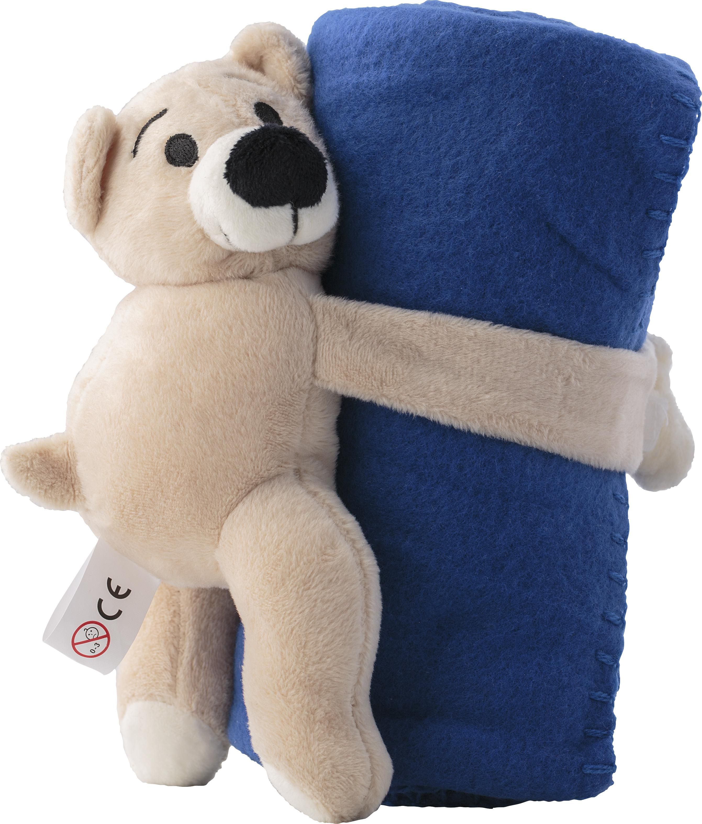 Peluche Owen | Ours avec couverture