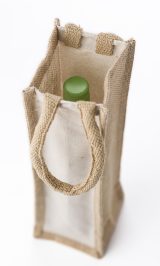 Vue 4 de Sac à vin Brett | Jute | 1,5 l