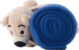 Vue 6 de Peluche Owen | Ours avec couverture