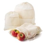 Vue 6 de Sacs à légumes Adele | Coton biologique | 3 pièces