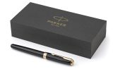 Vue 2 de Parker Sonnet stylo roller | Finitions dorées