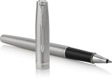 Vue 5 de Parker Sonnet stylo roller | Acier inoxydable