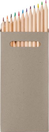 Vue 1 de Set de crayons Nina | Bois | 12 pcs