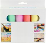 Vue 1 de Craies de trottoir Ottilie | 6 couleurs